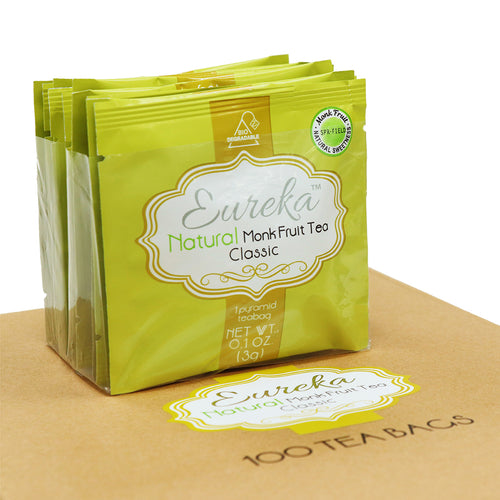 EUREKA Natural Monk Fruit Classic Tea (Value pack - 100pc)