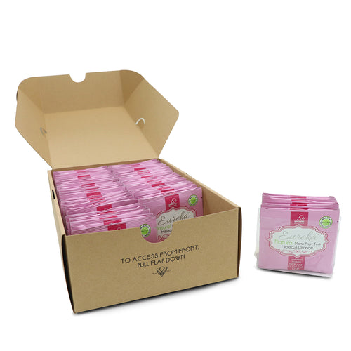 EUREKA Natural Monk Fruit Hibiscus Orange Tea (Value pack - 100pc)